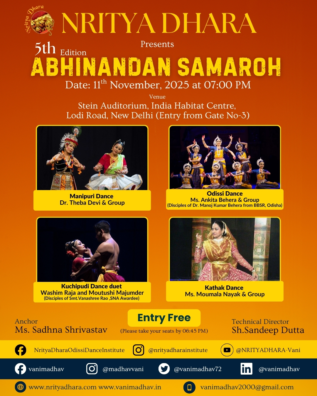 Abhinandan Samaroh Nritya Dhara - 11 Nov 2025